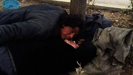 Drunk Awakes to Homeless Man Tenderly Kissing Him