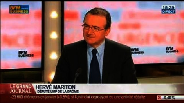Hervé Mariton, député UMP de la Drôme, dans Le Grand Journal - 26/02 3/4
