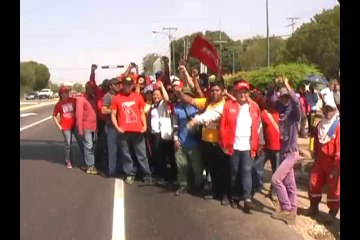 Habitantes del Municipio Simón Bolívar manifiestan en la av. Intercomunal sin cerrar avenidas