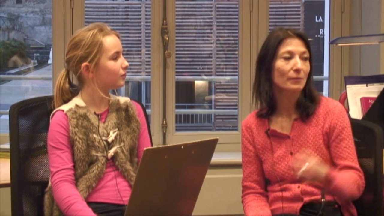 Les mini-reporters à Evian