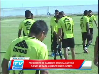 Chiclayo: Presidente Caimanes anuncia castigo para Machito Gomez 25 02 14
