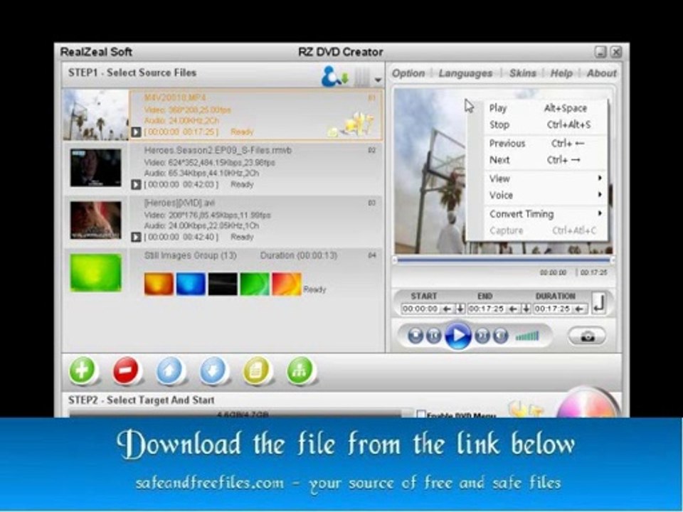 Get RZ DVD Creator 4.58 Serial Code Free
