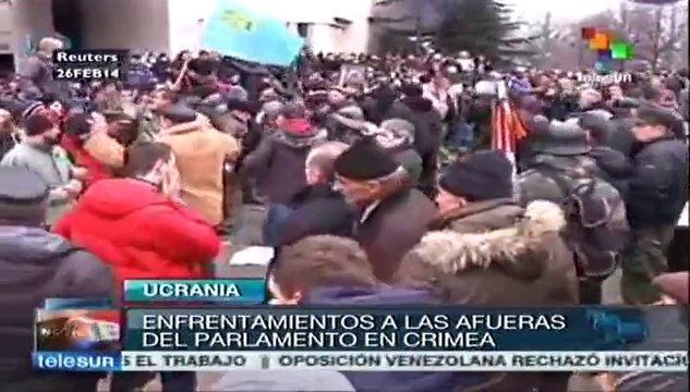 Crisis política de Ucrania: se registran disturbios en Crimea