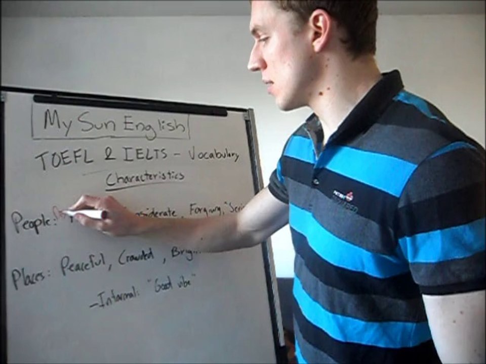 TOEFL & IELTS - Vocabulary - Characteristics