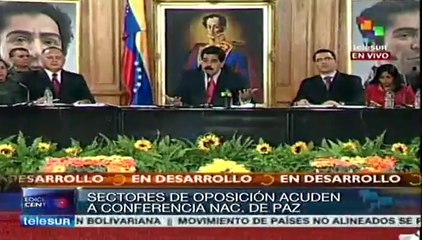 Respeto a la Constitución, el primer punto clave para la paz: Maduro
