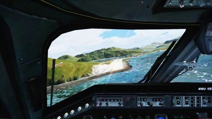 FSX Crazy Bad Approach & Short Runway Overrun ( Cockpit ) ( HD )