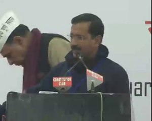 Arvind Kejriwal at National Council meet