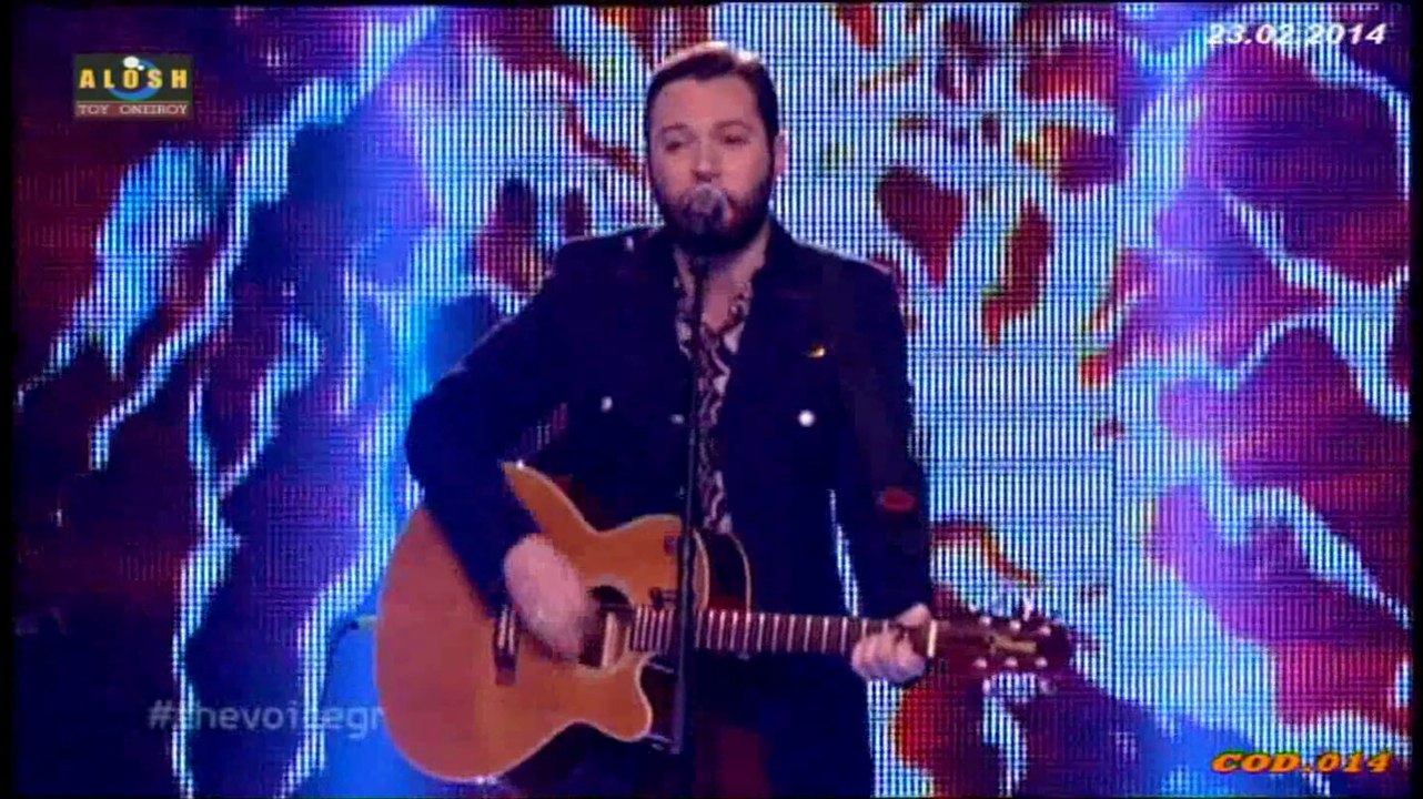 The Voice Of Greece - Γιωργος Γκεκας [Wild is The Wind]..23/2/2014
