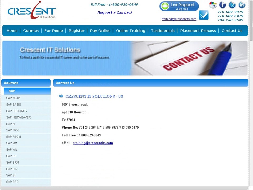 Hyperion Financial Reporting Online Training and Placement Support