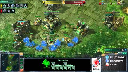 Türkiye - Litvanya Starcraft 2 Spartacus vs kYem g3