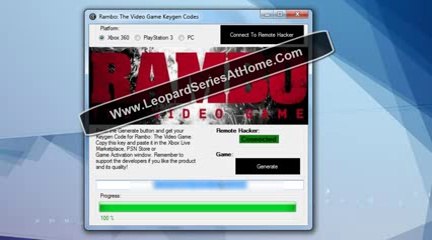 Rambo (PC) (X360) (PS3) Keygen - Free Download - YouTube