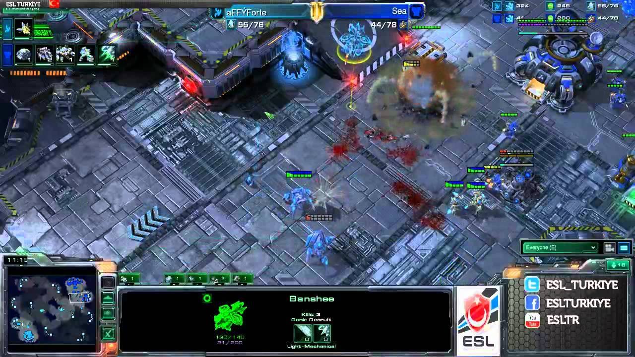 Türkiye - Polonya Starcraft 2 Sea vs Forte TvP g1