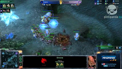 Maselpe(Z) vs Manic(P) g3 RO4- Starcraft 2 Masters Cup #7