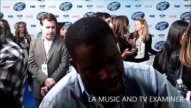 American Idol: Season 13 CJ Harris at Top 13 Finalists Party