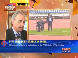 FIFA inspects stadia in India