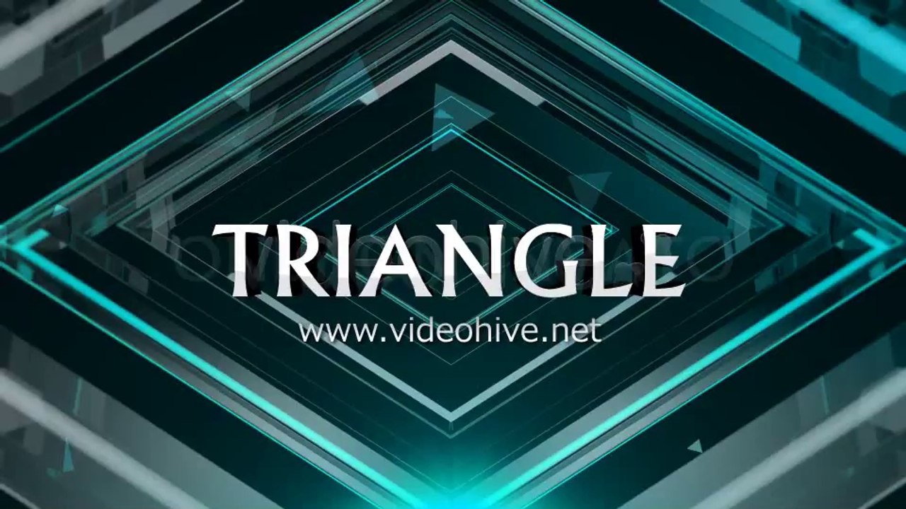 Triangle Logo Reveal - After Effects Template