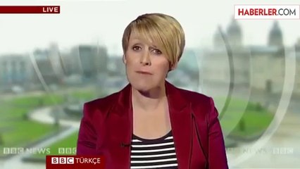 BBC'de Muhabir Canlı Yayında Kayboldu