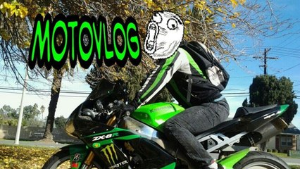 New mic, dog rolling around in the street,and getting a beer (MotoVlog #4)