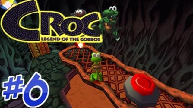 Let's Play Croc Legend of the Gobbos Part 6 - Cave Fear