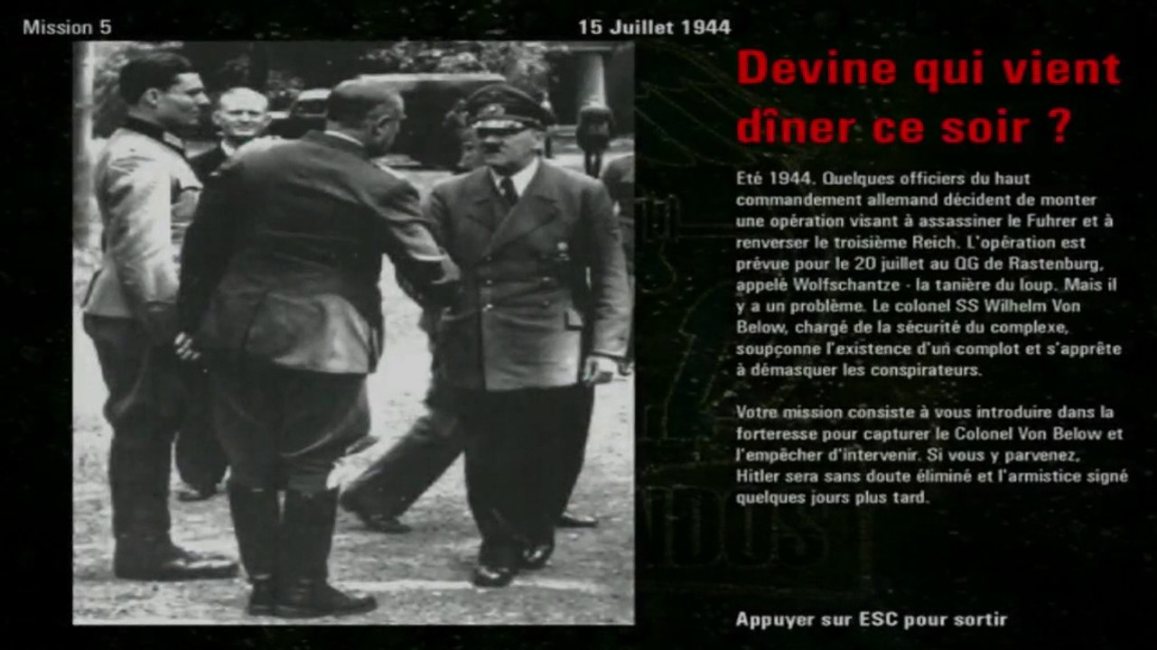 Commandos SDD/5 Devine qui vient dîner ce soir?