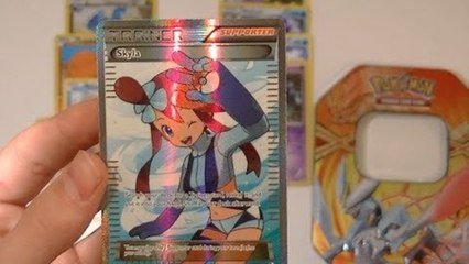 Opening A White Kyurem 2013 Pokemon Spring Collection Tin (Full Art Pull!)