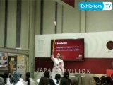 Floating Soap Balloon by Electrostatic force- Activity for Students at Japan Pavilion (Exhibitors TV at WFES 2014)