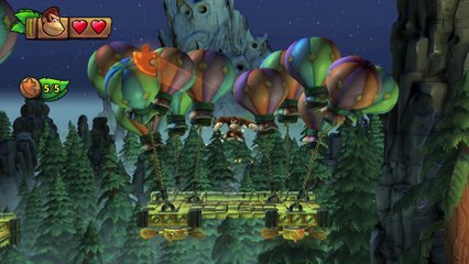 Donkey Kong Country: TF. Vuelo ratasante 2-B - Gameplay - 100% puzzles y letras