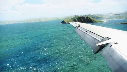FSX Crazy Bad Approach & Short Runway Overrun ( Wing ) ( HD )