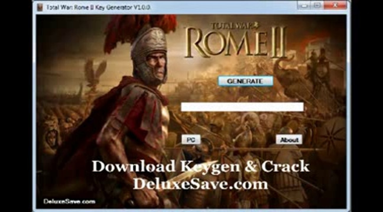 Total War Rome II 2 Keygen & Crack DOWNLOAD PC VERSION NEW RELEASED Feburary 2014 - YouTube