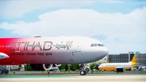 FSX Etihad A340 Landing @ San Diego ( HD )