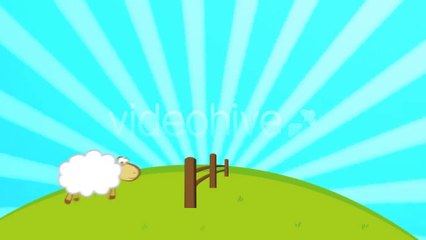 Sheep Counting Logo Reveal - After Effects Template