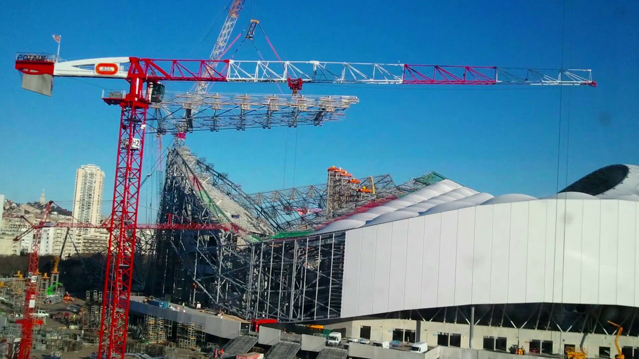 Timelapses Vélodrome levage colis