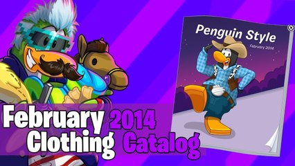 Club Penguin: February Fair Clothing Catalog 2014