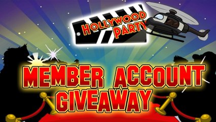 Club Penguin Hollywood Party Member Account Giveaway