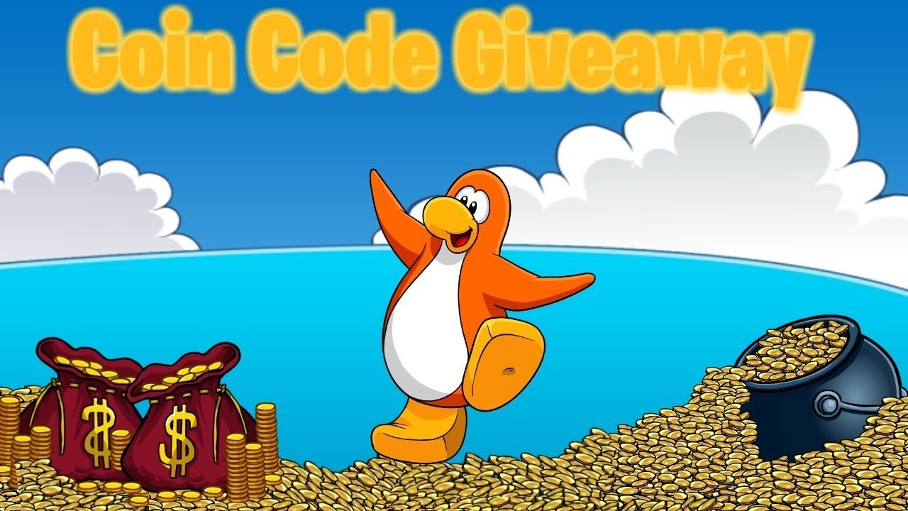Club Penguin Coin Code Giveaway