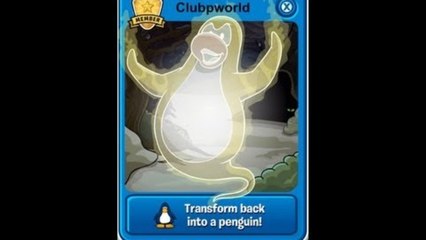Club Penguin- Ghostamatron- Become a Ghost