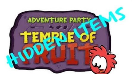 Club Penguin- Temple of Fruit- Hidden Items