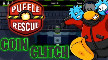 Club Penguin- Puffle Rescue Coin Glitch