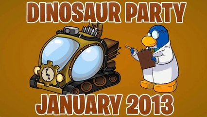 Club Penguin- Dinosaur Party 2013- Party Information