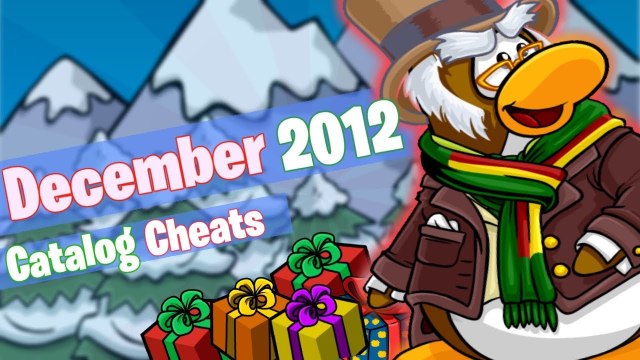 Club Penguin - December 2012 Clothing Catalog Cheats