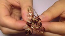 DIY Tutorial | Anello spirali wire / Wire wrapped spiral ring