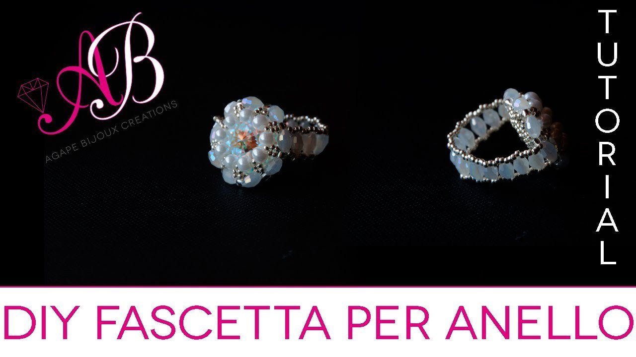 DIY Tutorial fascetta per anello con olive sfaccettate