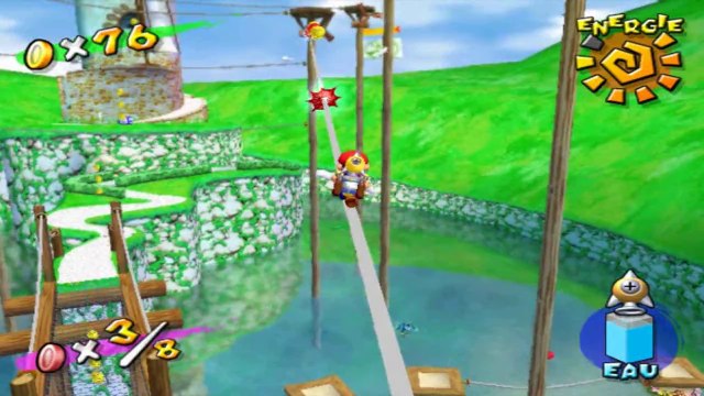 Super Mario Sunshine - Collines Bianco - Soleil Secret 3 : Récuperer 100 pièces