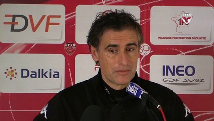 Conférence de presse d'Olivier Dall'Oglio avant DFCO-Créteil