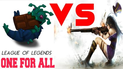 ONE FOR ALL | Kog'Maw VS Caitlyn | League of Legends