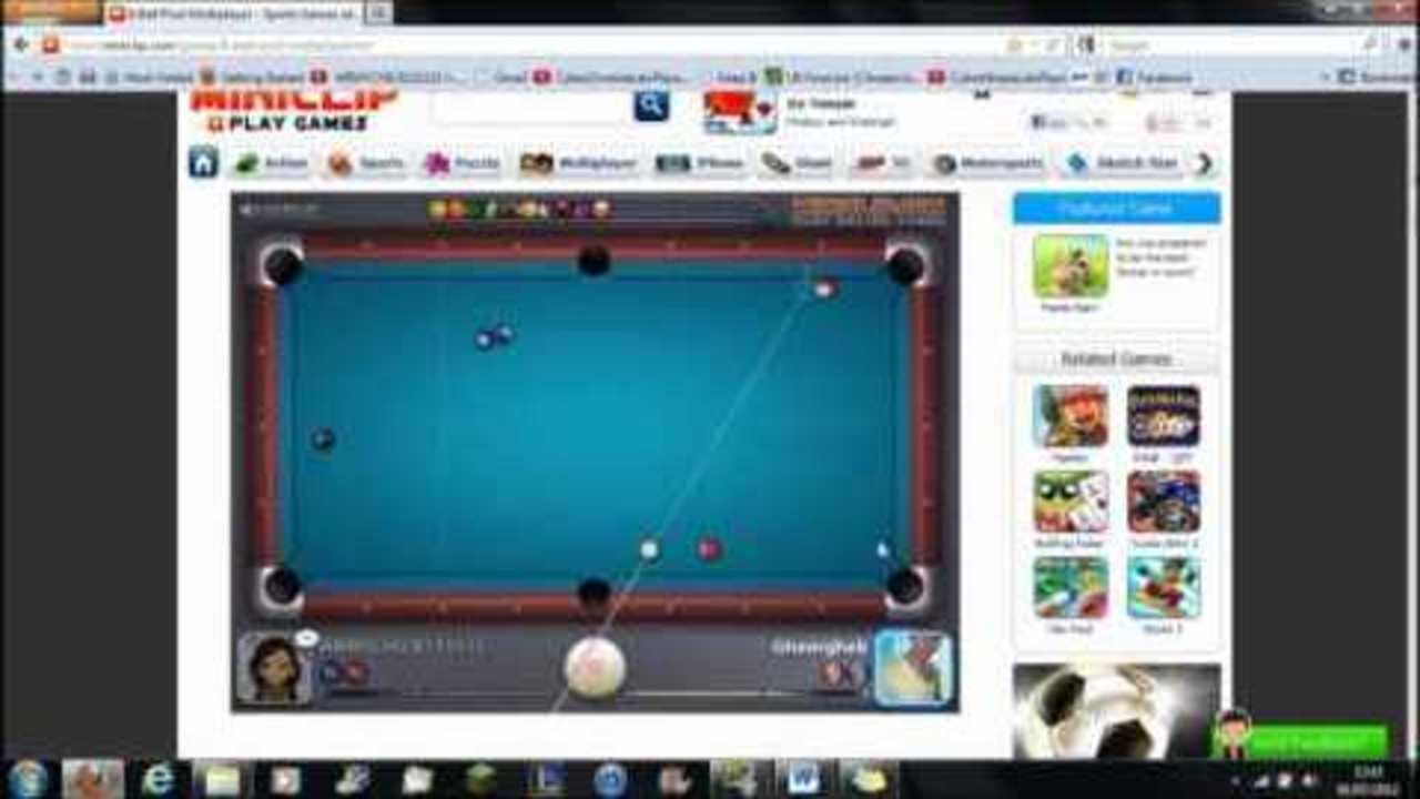 Misa Plays 8 Ball Pool Multiplayer