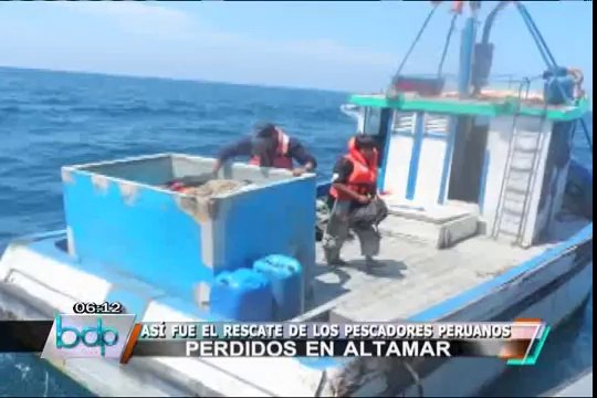 VIDEO: Así fue el rescate de los seis pescadores perdidos en mar de Huarmey