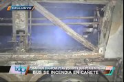 Bus interprovincial repleto de pasajeros se incendió en la Panamericana Sur (2/2)