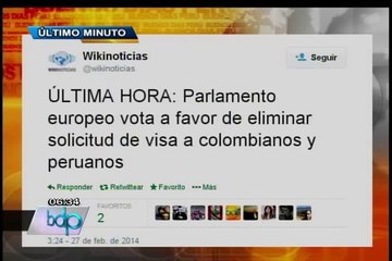 Parlamento europeo aprobó eliminación de visa Schengen para Perú y Colombia
