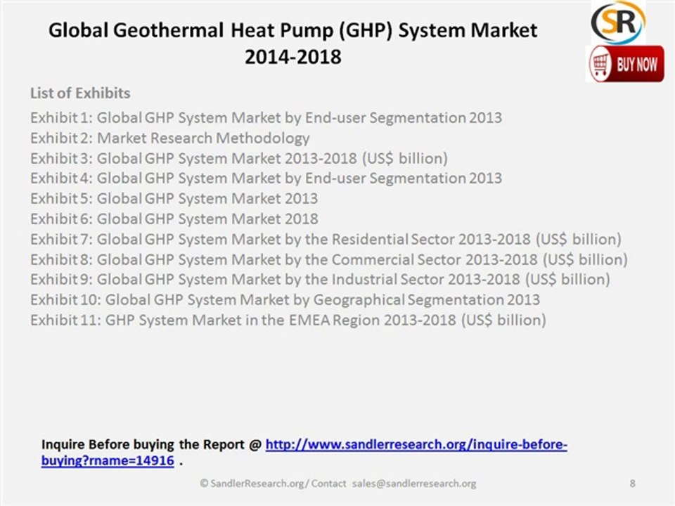 Global Geothermal Heat Pump (GHP) System Market 2014-2018